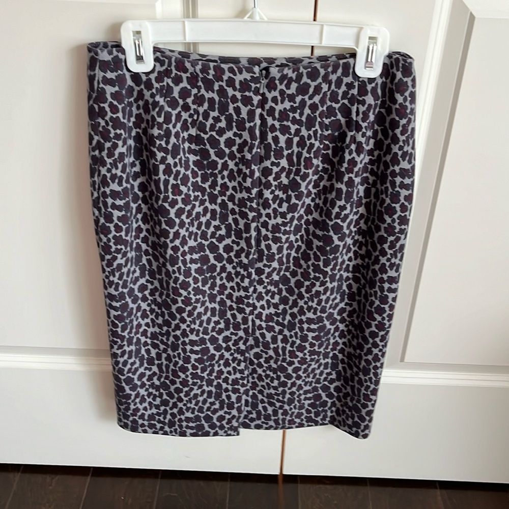 Animal print pencil skirt